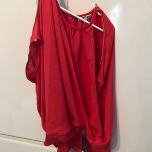 Jennifer Lopez open shoulder top size medium